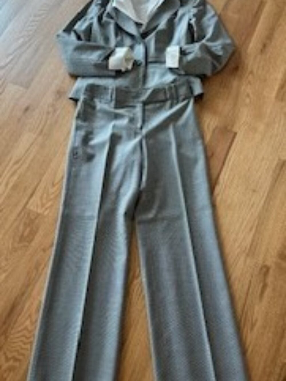 black check suit